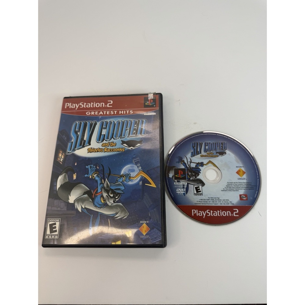 Sly Cooper And The Thievius Raccoonus Sony PS2 - Greatest Hits NO MANUAL